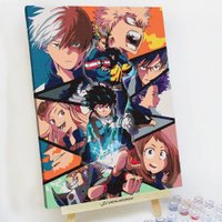 Картина по номерам Red Panda My Hero Academia p54495