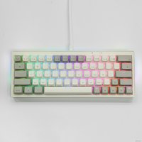 Клавиатура Cyberlynx ZA63 Pro Beige Gray Yellow (TNT Yellow)