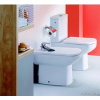 Унитаз напольный Roca Dama Senso Compacto (342519000 + 34151B000 + 801511004) с крышк.