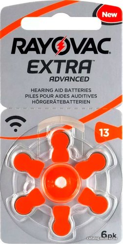 Батарейка Rayovac Extra 13 6 шт