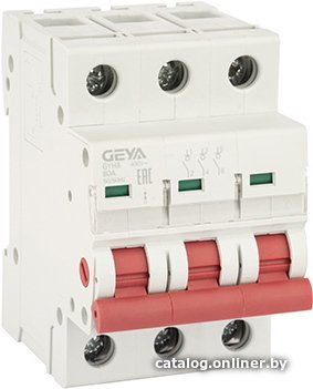 Выключатель нагрузки GEYA 3P 80А 12кА GYH83P80