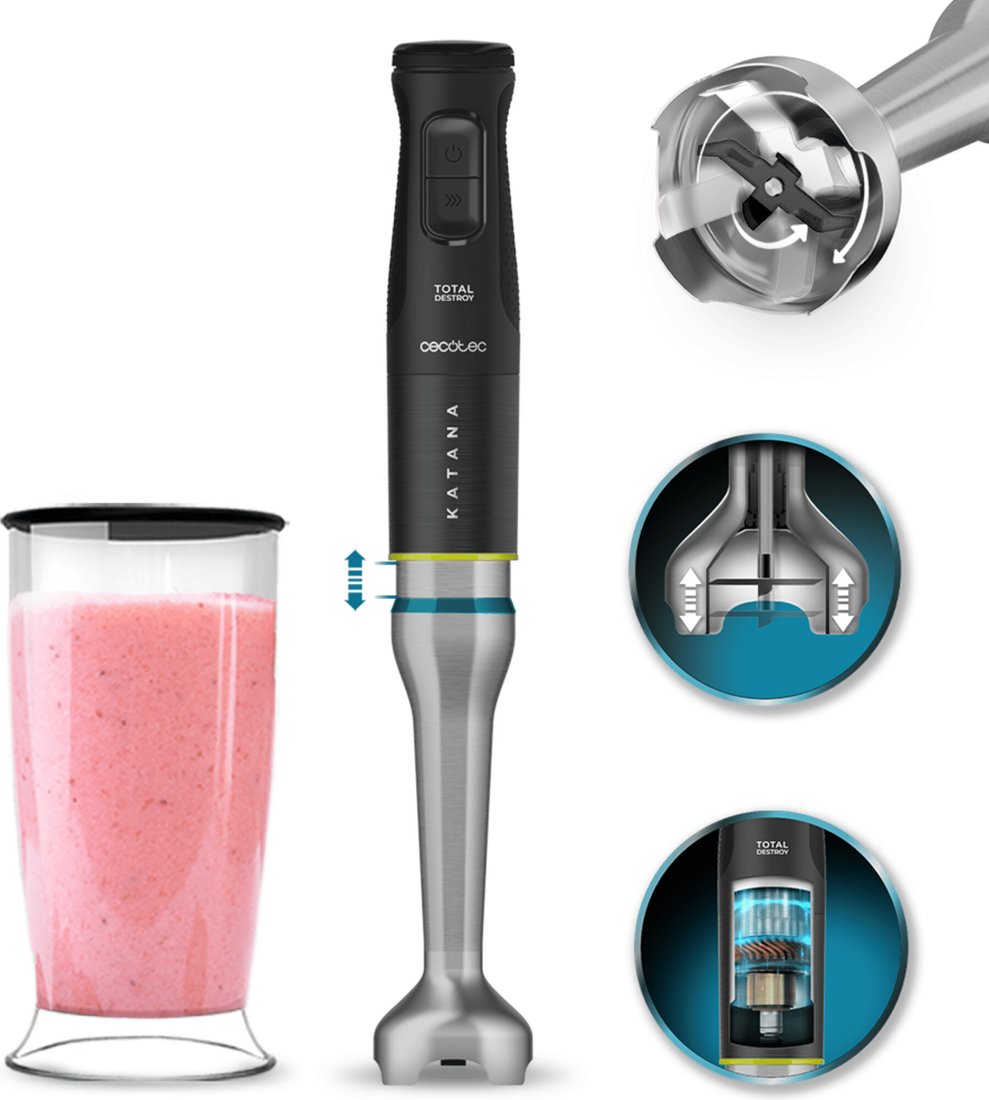 

Погружной блендер Cecotec Katana 15 TotalDestroy Jar B