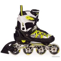 Роликовые коньки Favorit PW-153B-5GN (р. 40-43)