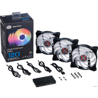 Набор вентиляторов Cooler Master MasterFan Pro 120 Air Balance RGB (3 шт., с контроллером)