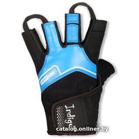 Перчатки для фитнеса Indigo SB-16-8128 (XL, черный/синий)