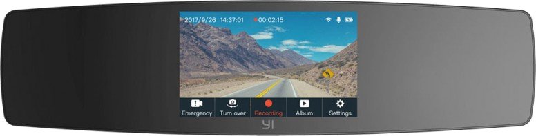 

Видеорегистратор-зеркало YI Mirror Dash Camera