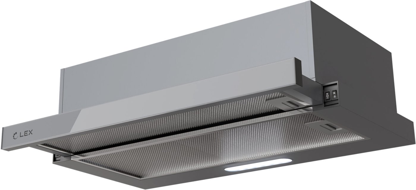 

Кухонная вытяжка LEX Hubble G 600 Grey (серый)