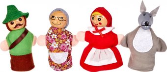 Развивающая игра Bradex Пальчиковый театр Красная шапочка DE 1162