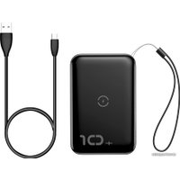 Внешний аккумулятор Baseus Mini S Bracket Wireless PPXFF10W-01 10000mAh (черный)