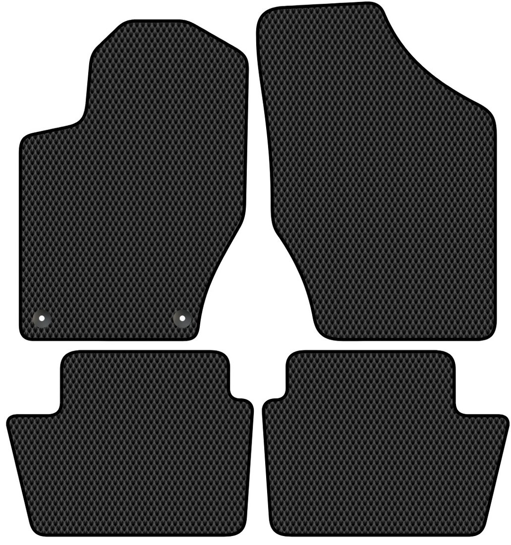 

Комплект ковриков для авто Alicosta Peugeot 408 (седан) 2012 - Н.В. (черный, ромб)