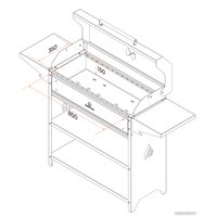 Мангал для дачи Gratar Professional Optima BBQ POBn 3001