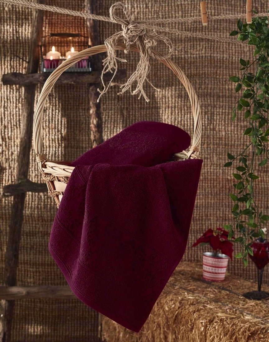 

Полотенце Sofi De MarkO Garlet 70x140 S.118бордо (бордовый)