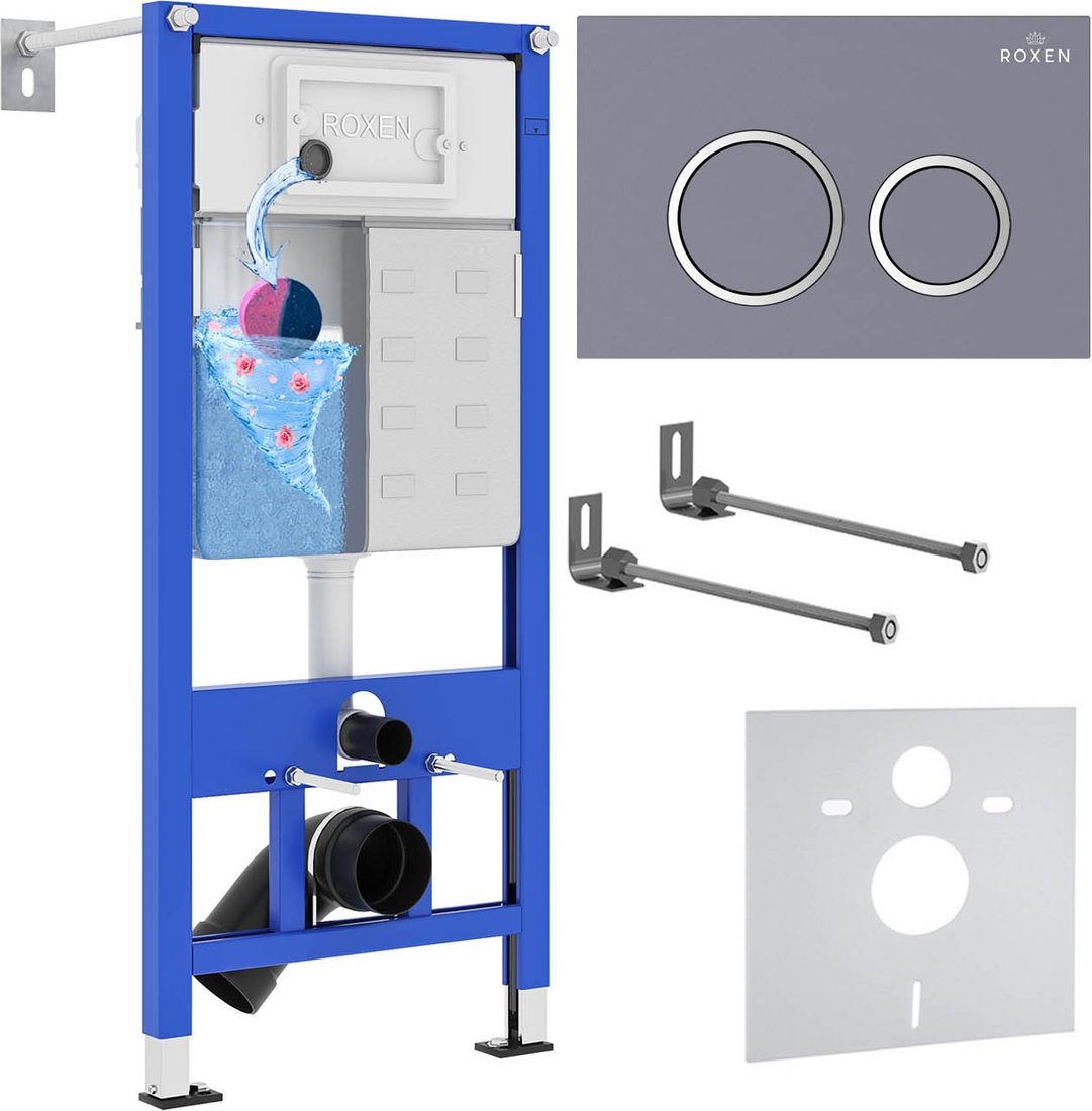 

Инсталляция для унитаза Roxen StounFix Dual Fresh 821002