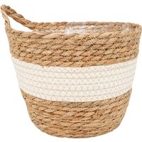 Кашпо Natural House Танзания 190x190x160 Lishan-08 S (натуральный/белый)