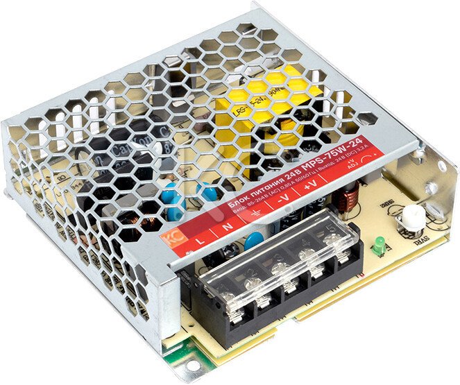 

Блок питания на DIN-рейку КС MPS-75W-24V
