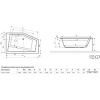 Ванна Excellent Vesper 160x100 (левая)