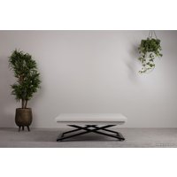 Стол-трансформер Levmar Cross D78/S53 (белый/черные опоры)