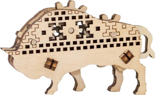 

3Д-пазл Eco-Wood-Art Зубр