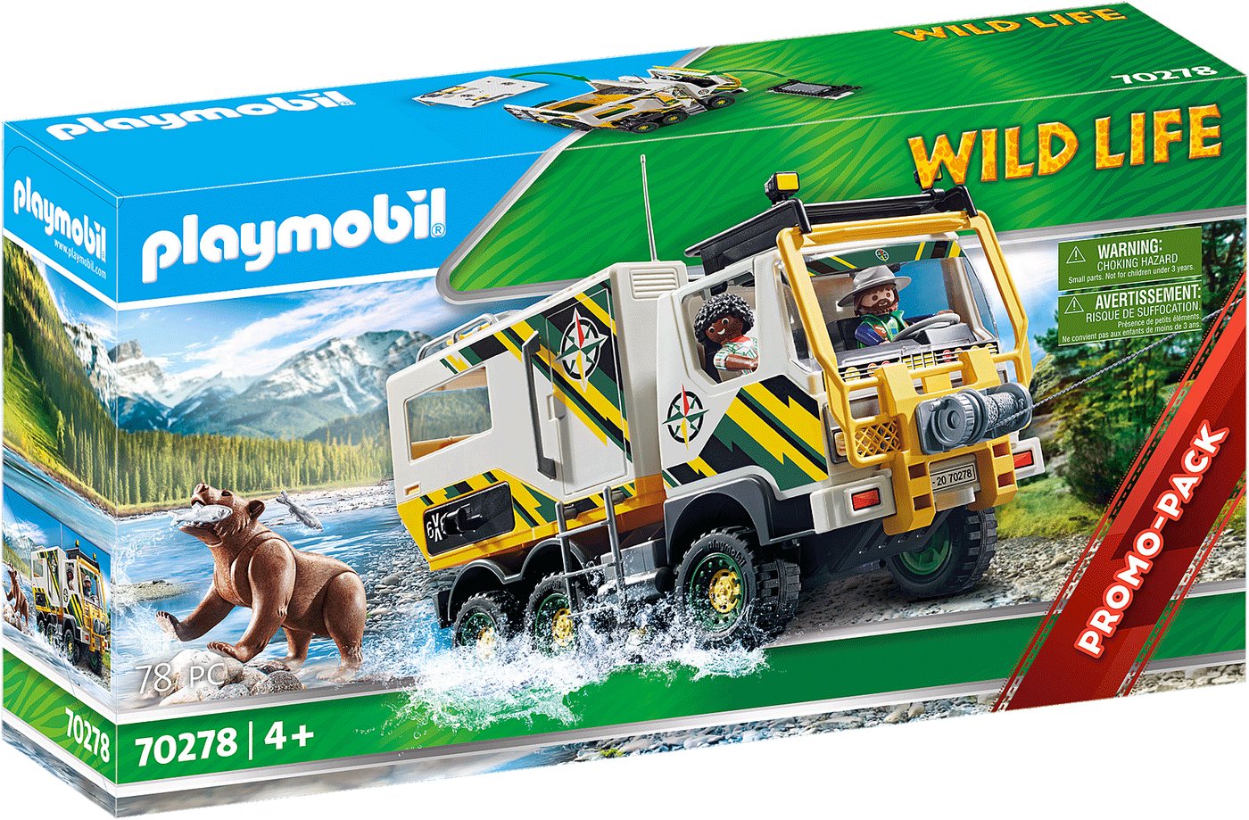 

Конструктор Playmobil PM70278 Открытый экспедиционный грузовик
