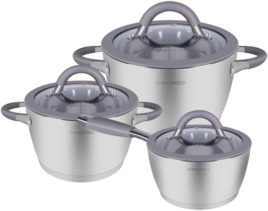 

Набор кастрюль MAUNFELD Leona MF124LN01ST
