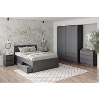 Шкаф распашной ДСВ Мори МШ 900.2 (графит)