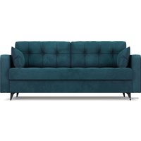 Диван Мебель-АРС Снеп (бархат сине-зеленый Star Velvet 43 Black Green)