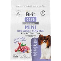 Сухой корм для собак Brit Care Mini Adult Sensitive Healthy Digestion с индейкой и ягненком 1.5 кг