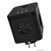 Сетевой фильтр Ritmix RM-043 (черный)