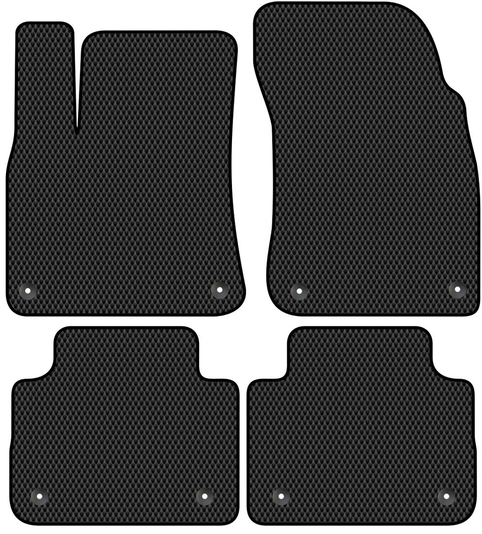 

Комплект ковриков для авто Alicosta Volkswagen Touareg III (suv / CR) 2018 - Н.В. (черный, ромб)