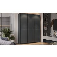 Шкаф-купе Трия Оскар Скания Т2 1800 268697 ( ручка черная/серый графит/серый графит/графит матовый)