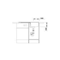 Кухонная мойка Blanco Zia 45 SL 526011 (черный)