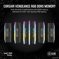 Оперативная память Corsair Vengeance RGB 2x16ГБ DDR5 6000 МГц CMH32GX5M2B6000C40