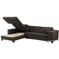 Угловой диван Ikea Ногерсунд угловой левый толлэби темно-коричневый