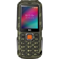 Кнопочный телефон BQ BQ-2410L Tank Power 4G (зеленый камуфляж)