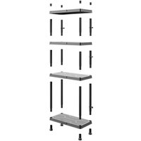Стеллаж Qbrick System Regular Shelving System 60/30x4 M Mix