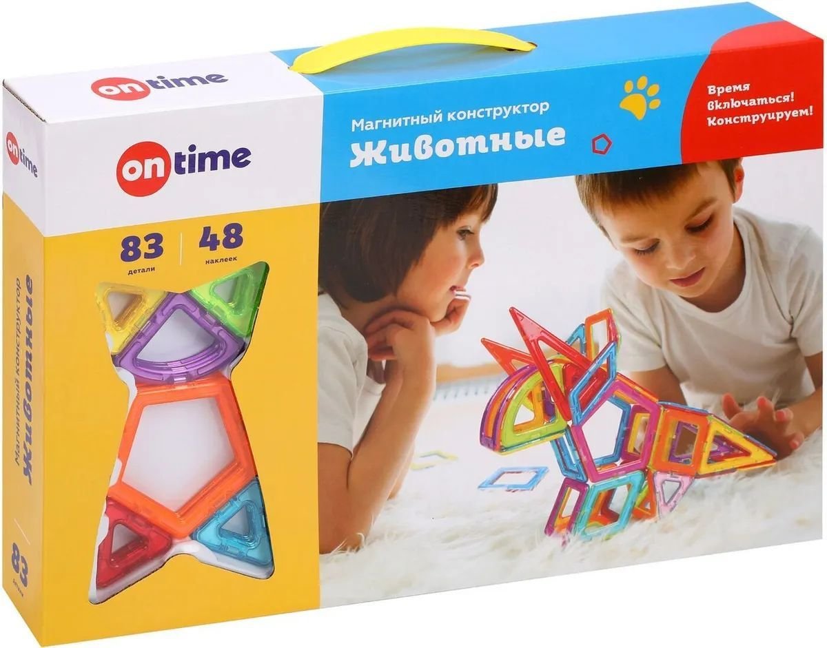 

Магнитный конструктор On Time 45006 Животные