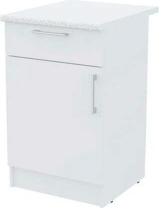 

Шкаф напольный Горизонт Настя 500 с ящиком (белый)