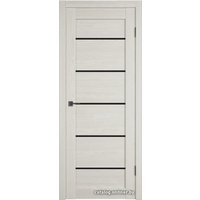 Межкомнатная дверь Atum Pro Х27 70x200 (stone oak, стекло black gloss)