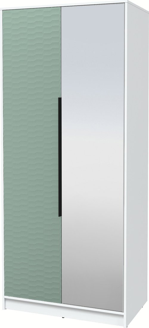 

Шкаф распашной Интерлиния Концепт Зодиак КТ-Ш2з (белый платинум/мята)