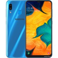 Телефон Samsung Galaxy A30 4GB/64GB (синий)