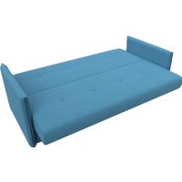 Диван Лига диванов Лига-018 книжка 125609 (рогожка амур голубой)