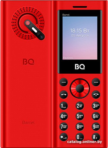 Кнопочный телефон BQ BQ-1858 Barrel (красный)