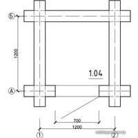 Дачный туалет Экохоум Туалет из оцилиндрованного бревна А-22