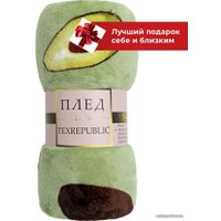 Плед Tex Republic TF FN F127GR b1420 140x200 см (зеленый)