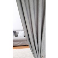 Комплект штор Soft Lines SL-27 (150x240, светло-серый лен)