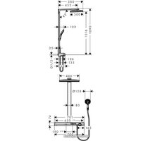Душевая система  Hansgrohe Rainmaker Select 460 2jet 27109400
