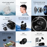 Наушники QCY ArcBuds Lite (черный)