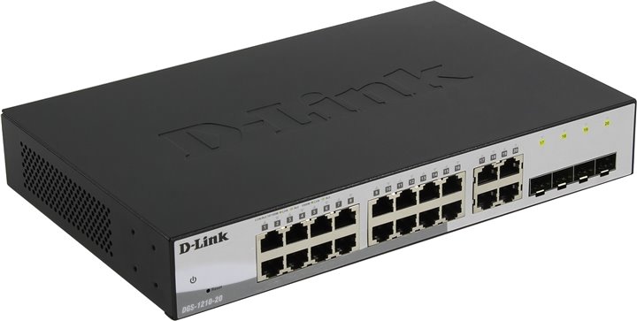 

Управляемый коммутатор 2-го уровня D-Link DGS-1210-20/F1A