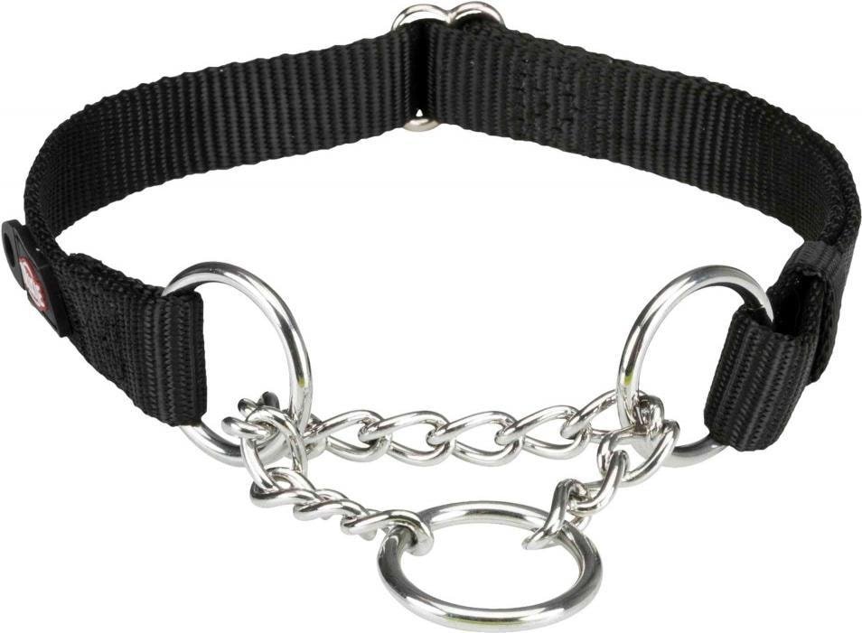 Строгий ошейник Trixie Premium Leash 202801 (M/L, черный)