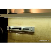 Трековая розетка AVEL шинопровод 40 см + 2 ЕВРО розетки (серебристый)